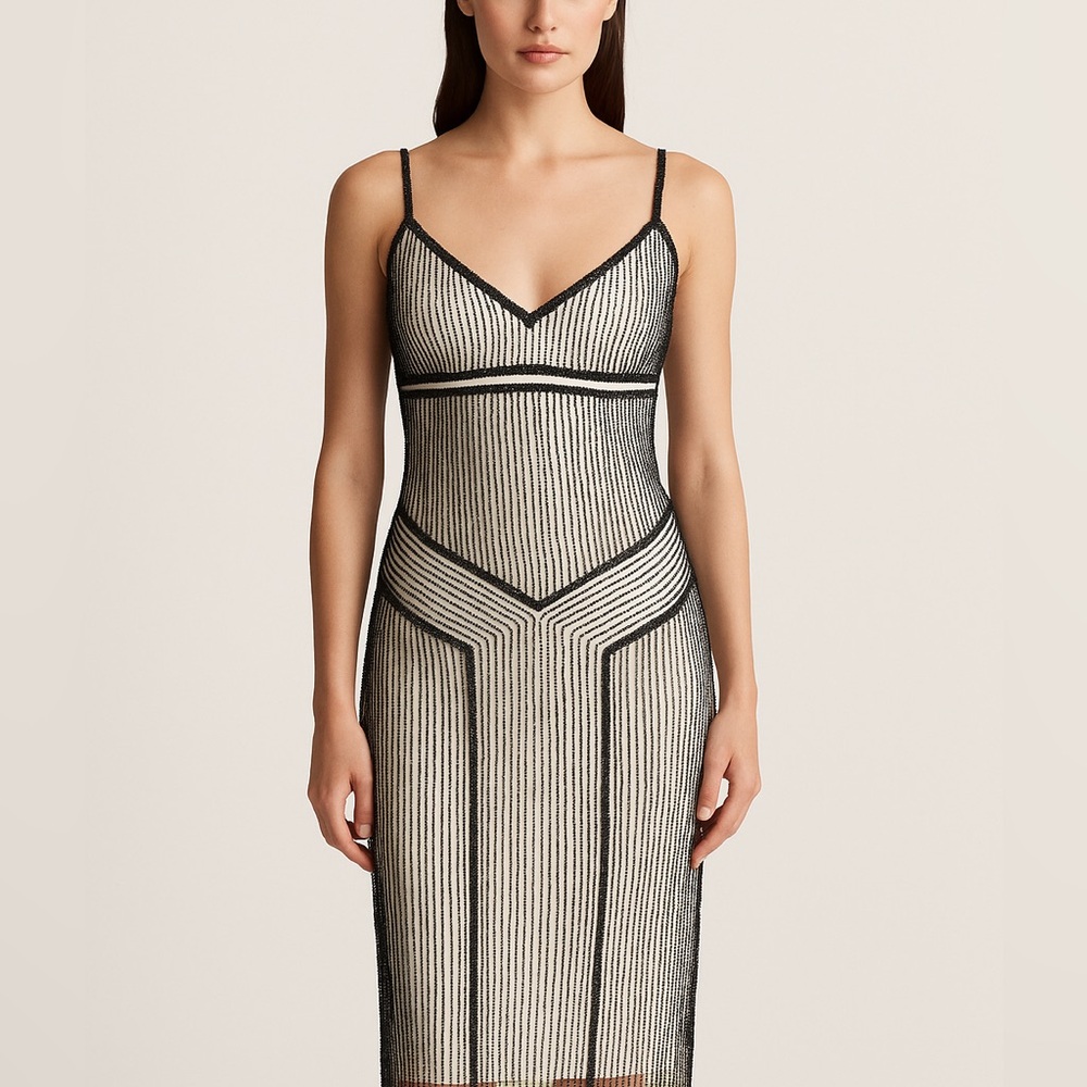 RALPH LAUREN Black Label Dress Beaded